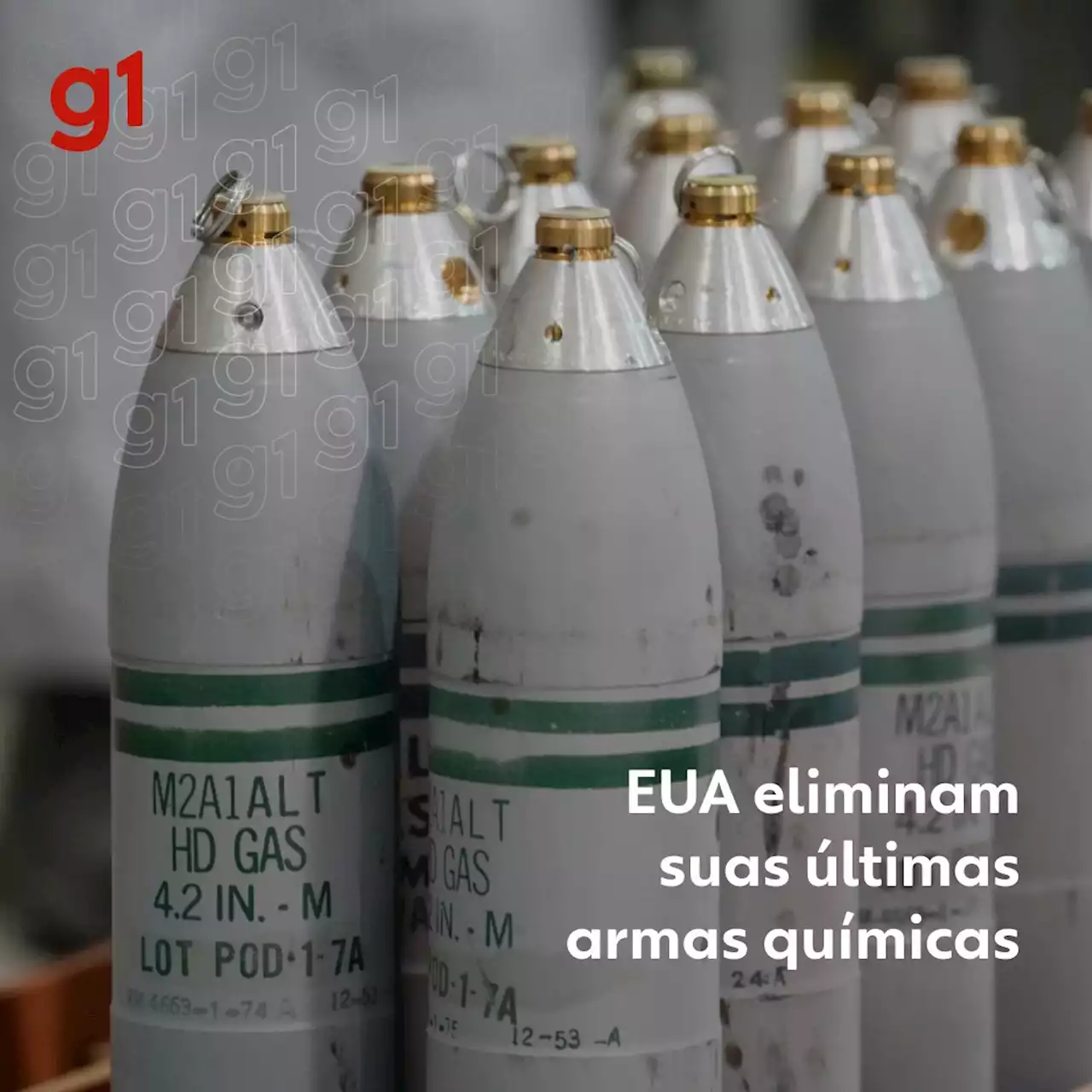 EUA eliminam suas últimas armas químicas