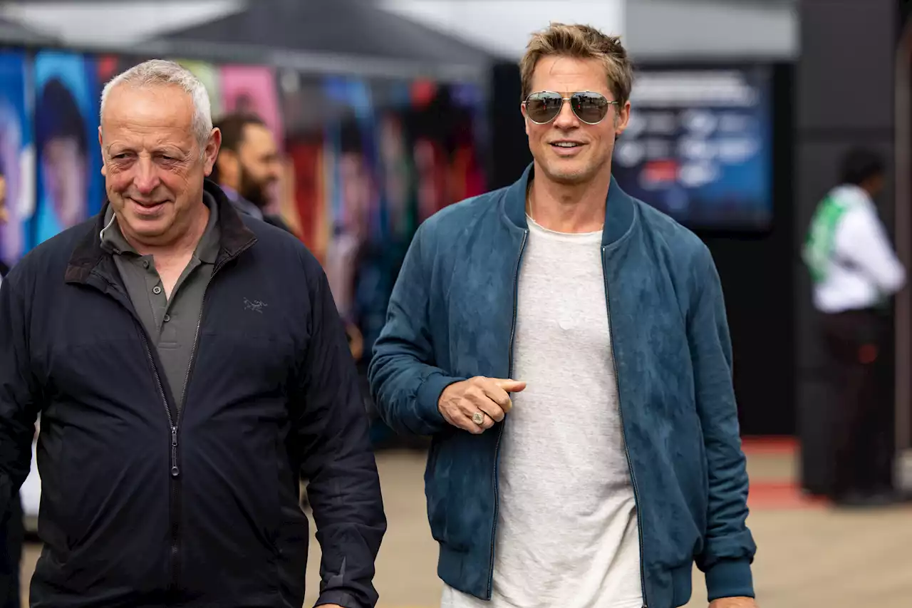 This Is Why Brad Pitt Is 'Racing' At The British Grand Prix