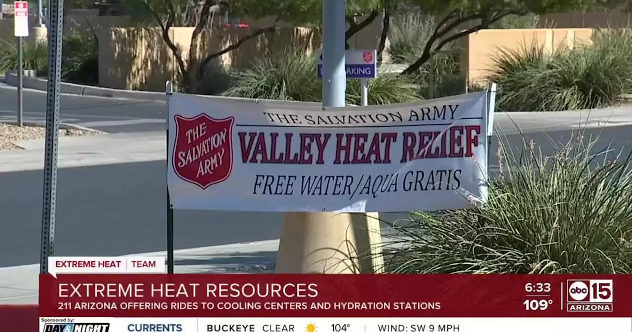 Heat relief resources amid excessive heat warnings, including free rides to heat relief centers