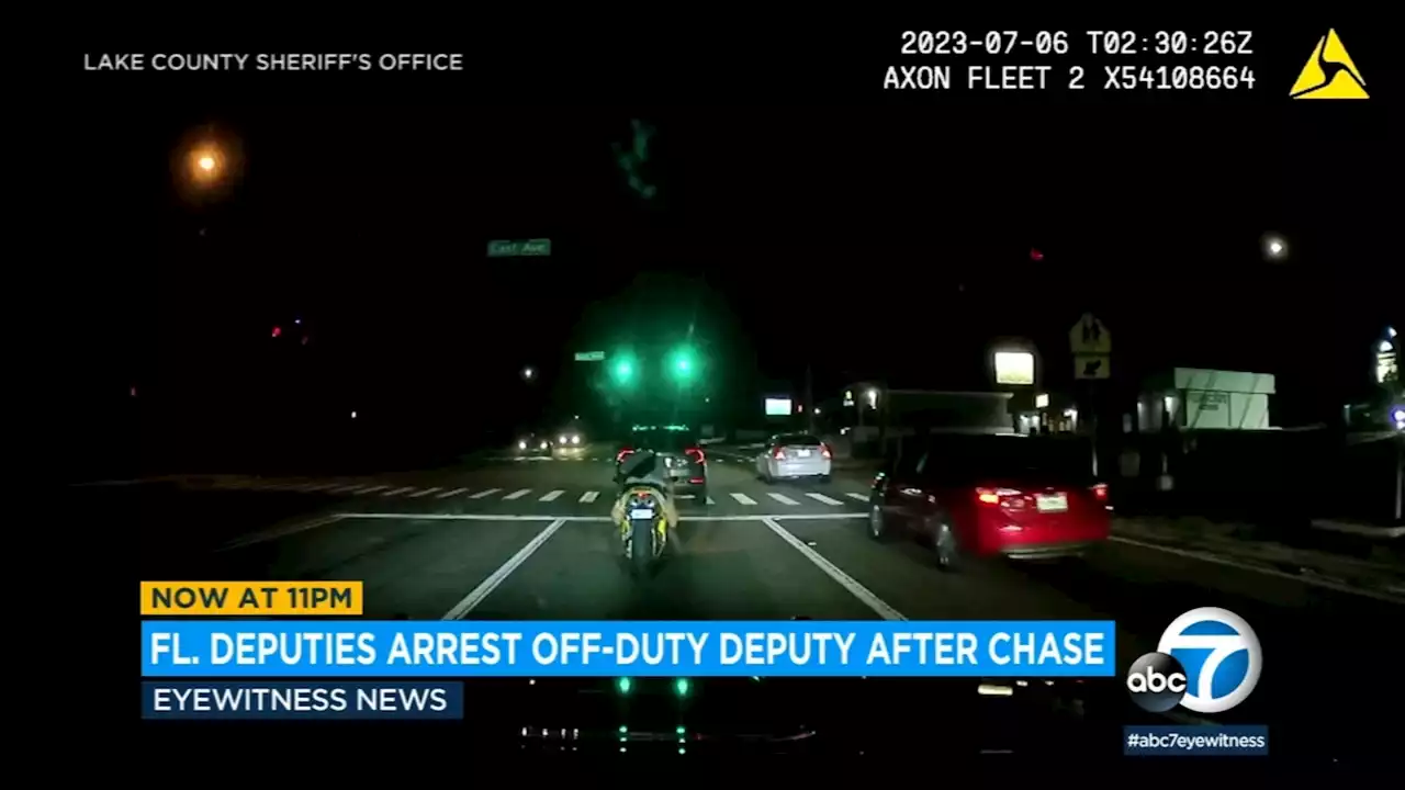 Florida deputies arrest off-duty deputy from neighboring county for fleeing traffic stop