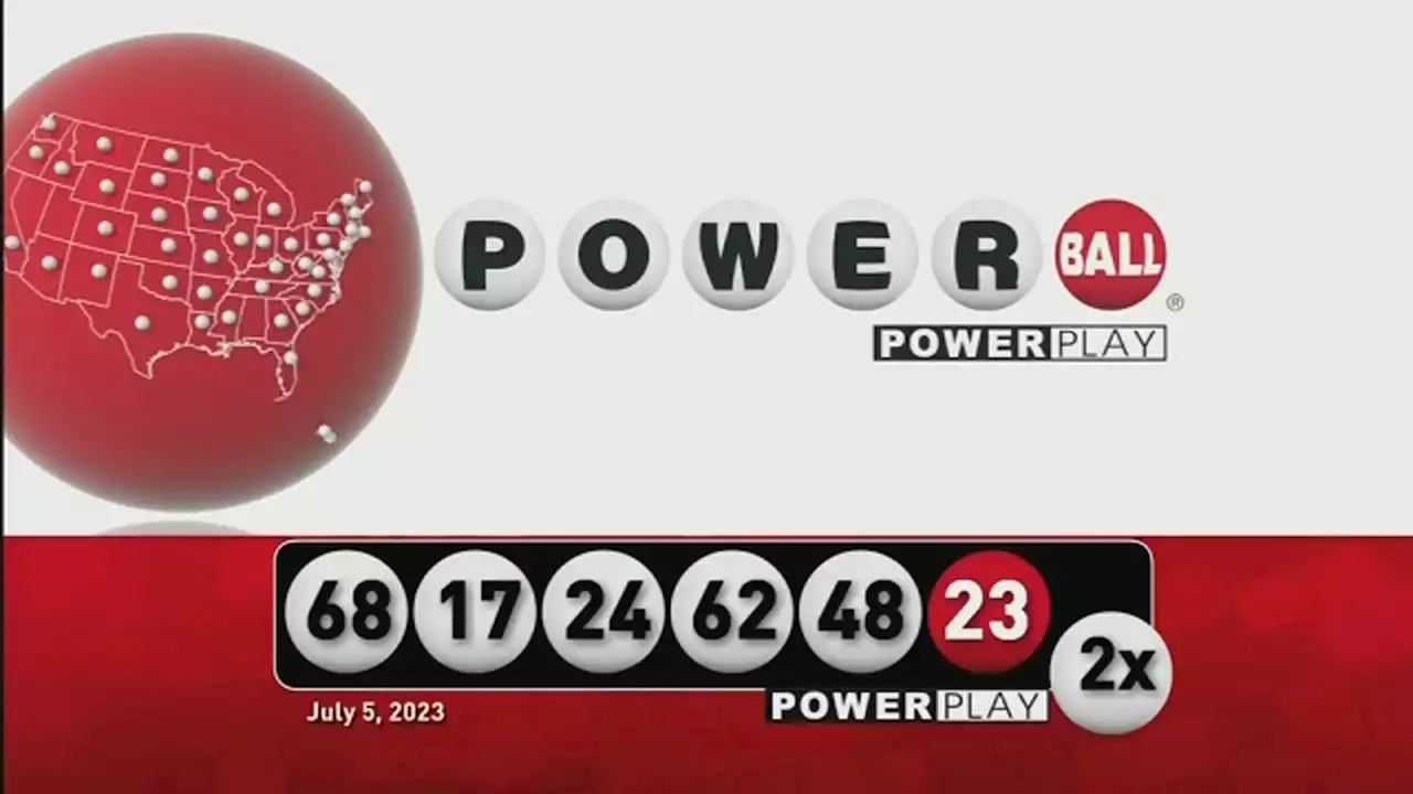 Powerball jackpot grows to $615M for Saturday drawing