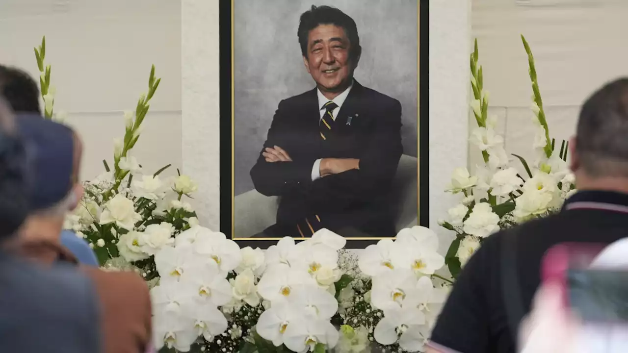 Japanese leaders mark one year since the assassination of former prime minister Shinzo Abe