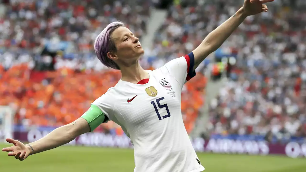 US soccer star Megan Rapinoe announces she’ll retire after the NWSL season