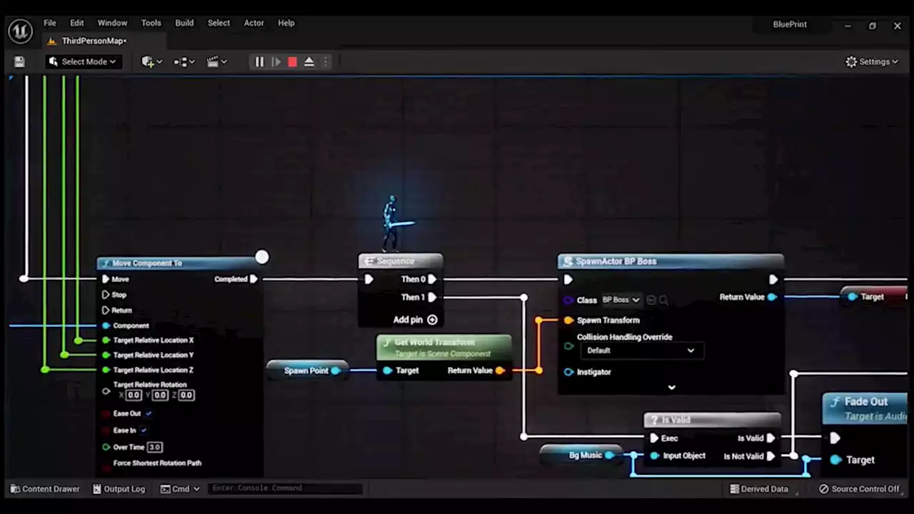 Unreal Engine 5の「ブループリント」機能を“アクションゲーム化”した映像に称賛寄せられる。視覚的プログラミングを分かりやすく表現 - AUTOMATON