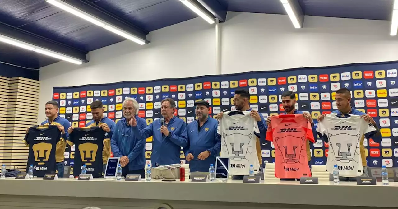 Así fue la presentación de los refuerzos de Pumas para el Apertura 2023