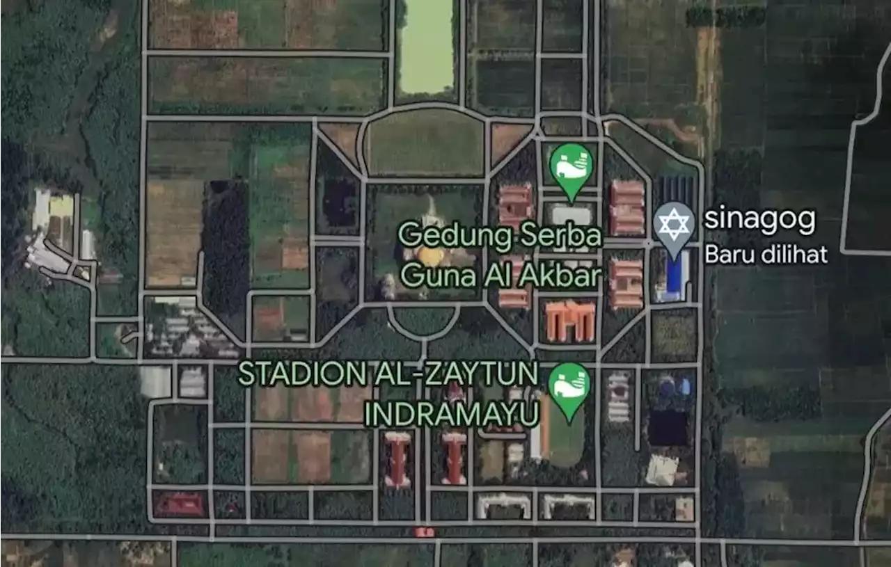 Google Maps Perlihatkan Sinagoge di Ponpes Al Zaytun