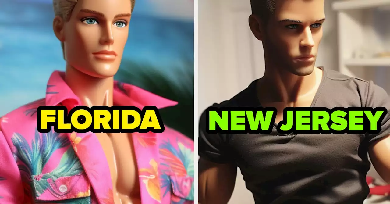 I Asked AI What A Ken Doll From Each State Looks Like, And Here’s What It Came Up With
