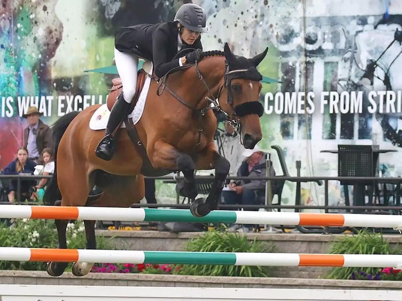 Canada's Tiffany Foster claims third victory in two days at Spruce Meadows