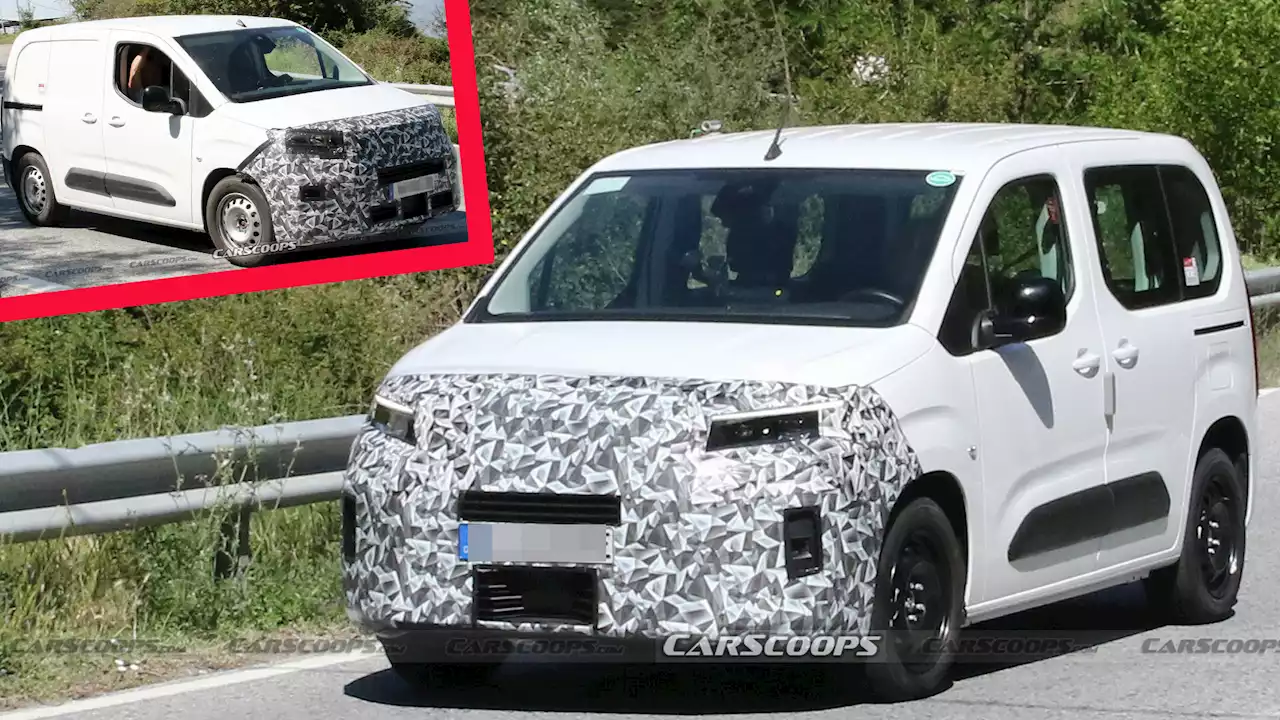 Facelifted Opel Combo-e Life And Peugeot e-Partner Are Almost Ready For Van Life | Carscoops