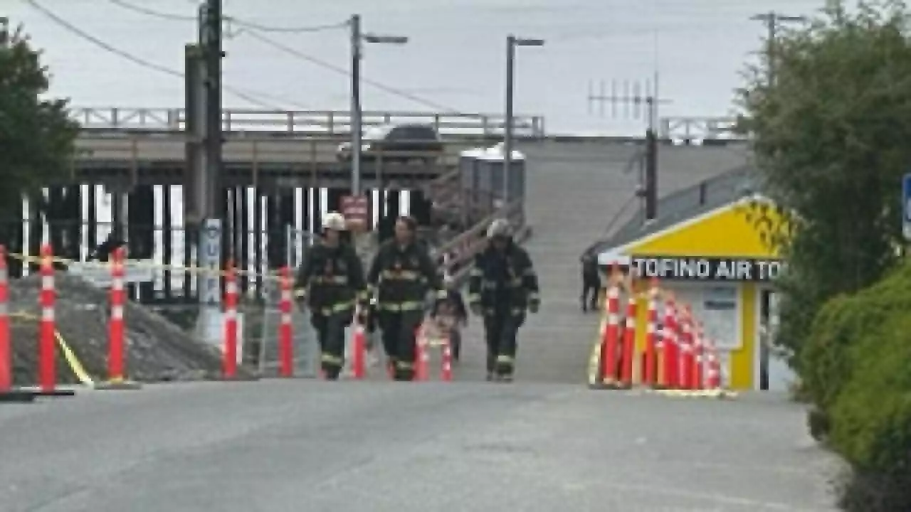 10 litres of aviation fuel leaks near First Street Dock in Tofino Harbour