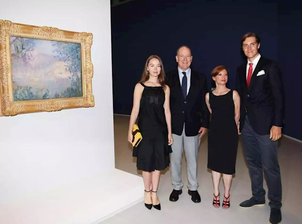 Alexandra di Hannover, gran debutto d’arte con lo zio Alberto II di Monaco