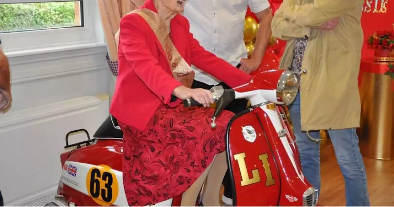 Scots mod celebrates 100th birthday with identical Lambretta scooter from 1960s