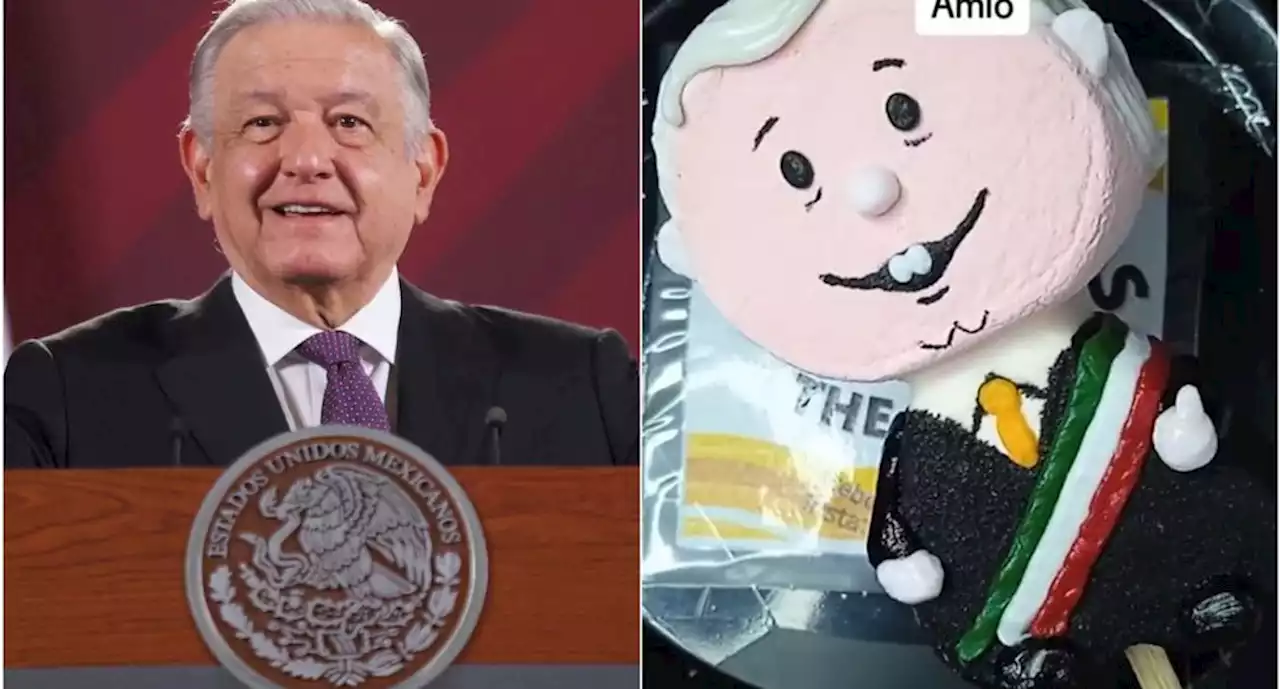 VIDEO: Crean paleta de bombón de AMLO y se viraliza en TikTok