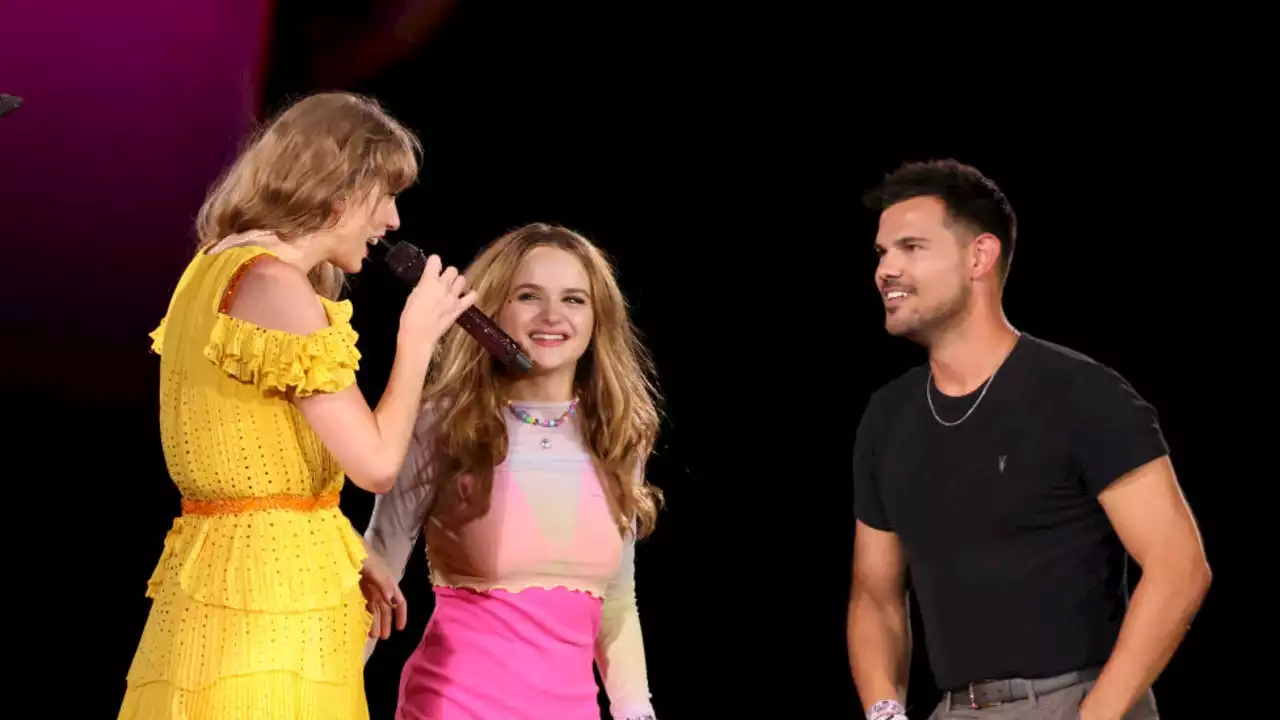 Taylor Swift, Taylor Lautner & Taylor Lautner Recreate Spider-Man Meme