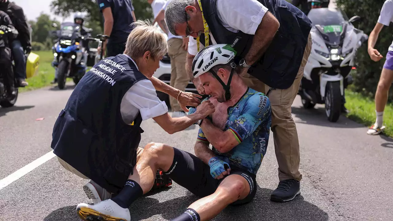 Tour de France 2023 - Mark Cavendish souffre d'une fracture de la clavicule après sa chute lors de la 7e étape