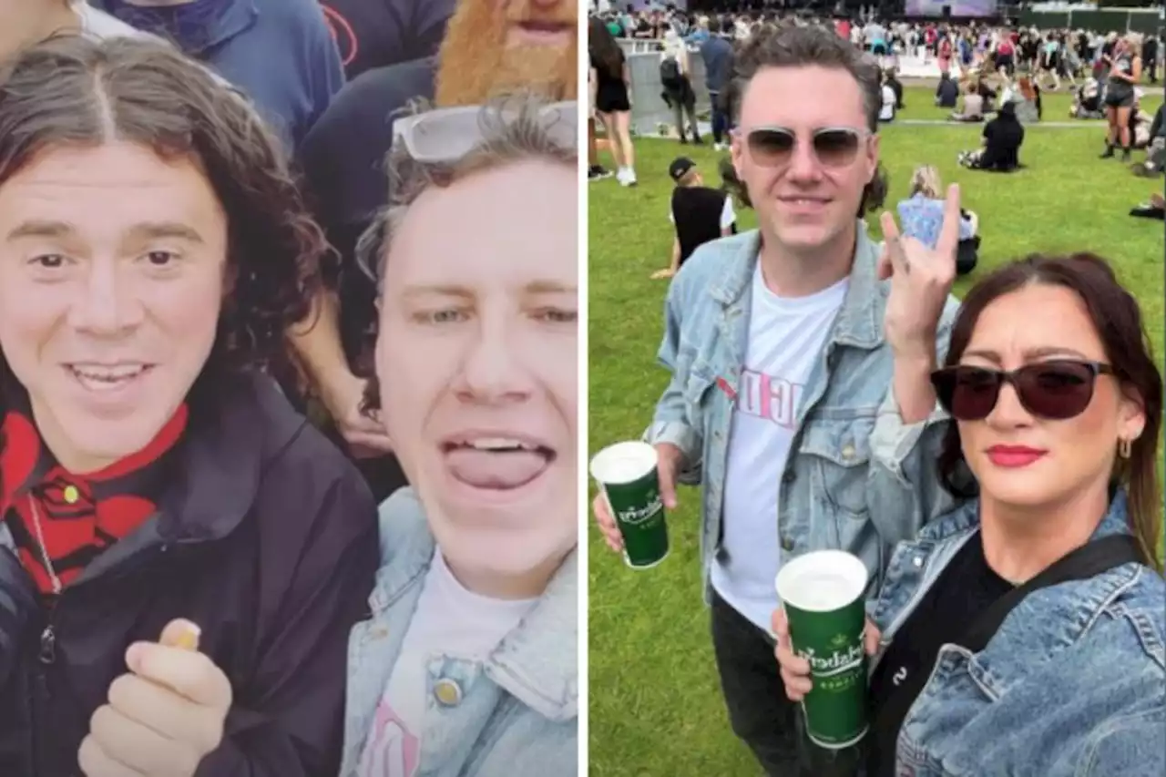 Scots singer pictured partying at TRNSMT and posing with fans