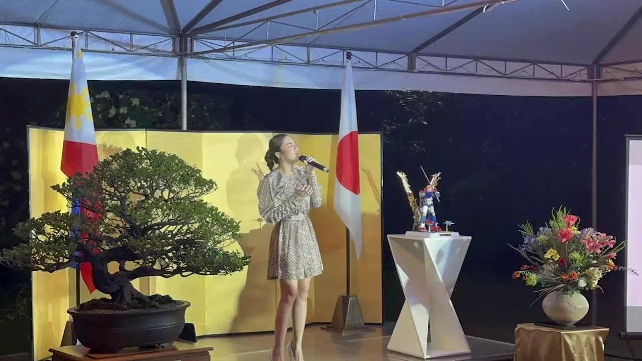 Julie Anne San Jose performs 'Voltes V' theme song at diplomatic event