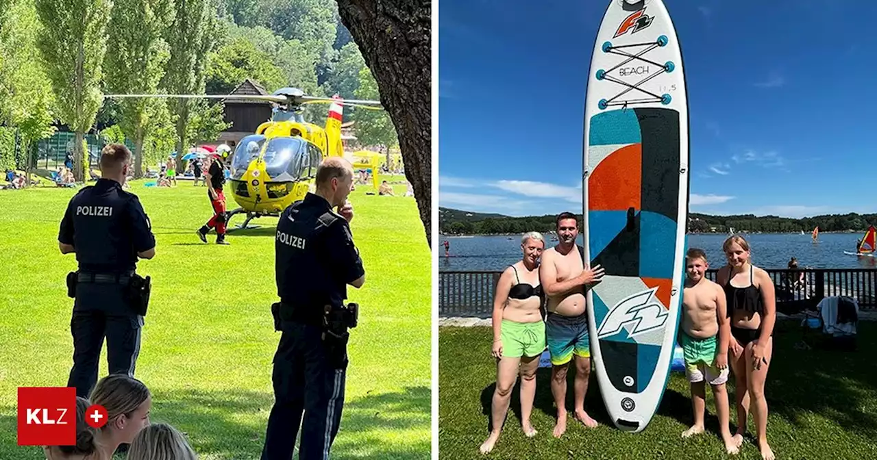 Badeunfall am Stubenbergsee: Mann drohte mitten im See zu ertrinken, Mutter zog ihn mit Stand-Up-Paddel-Bord ans Ufer