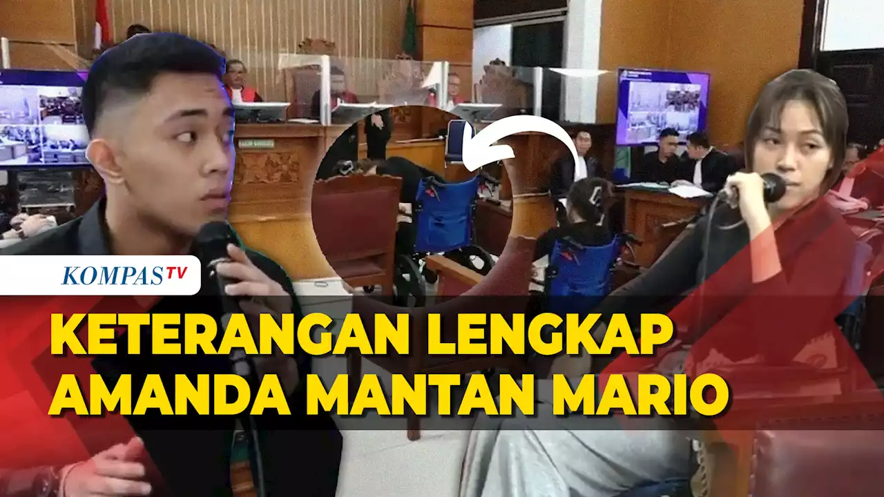 [FULL] Keterangan Amanda di Sidang David, Ungkap Sifat Asli Mario hingga AG Sempat Hilang