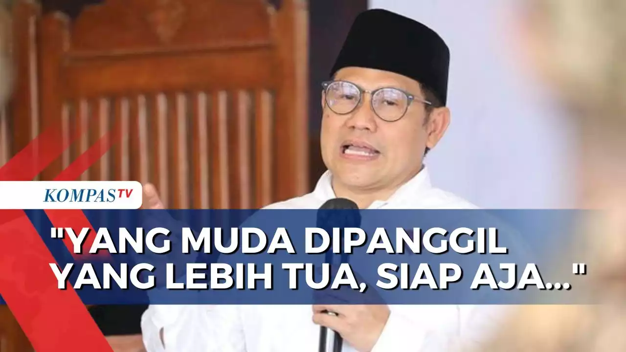 Soal Rencana Pertemuannya dengan Megawati, Cak Imin: Dipanggil yang Lebih Tua, Siap Saja!