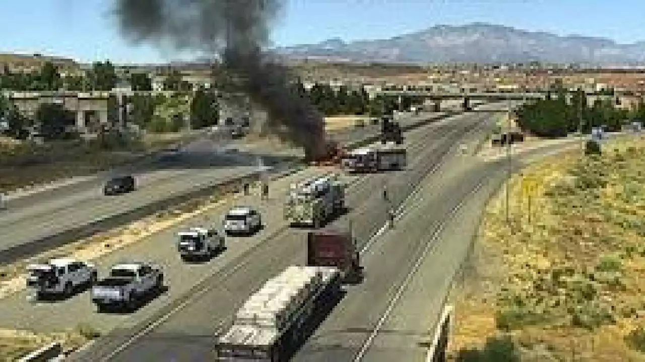 Empire strikes back: Truck driver's reaction on busy St. George freeway assists fire department