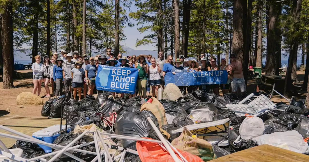 Visitors to Lake Tahoe leave a record four tons of trash during Fourth of July celebrations