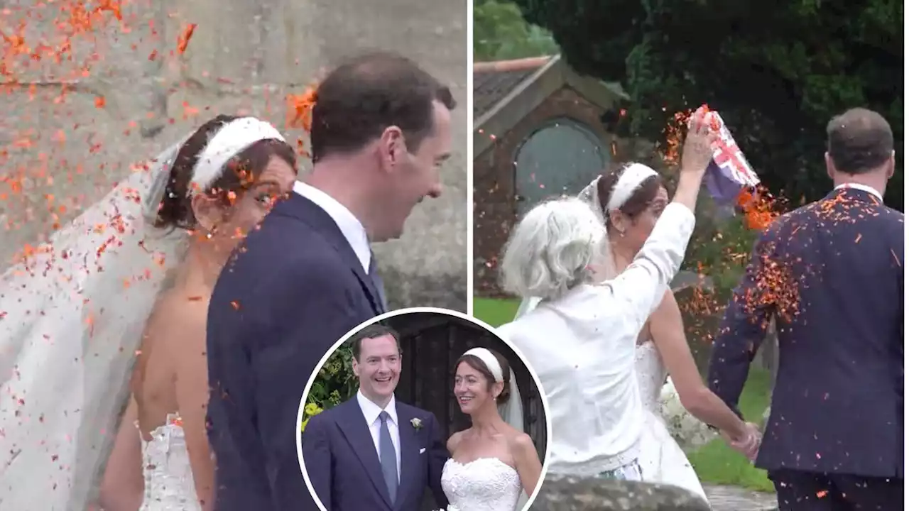 Just Stop Oil protester targets Osborne wedding