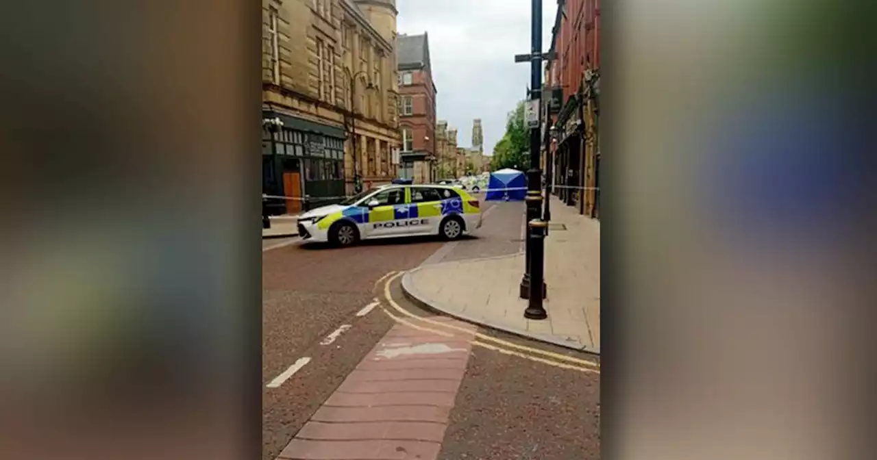 LIVE: Major police presence as forensic tent put up in town centre