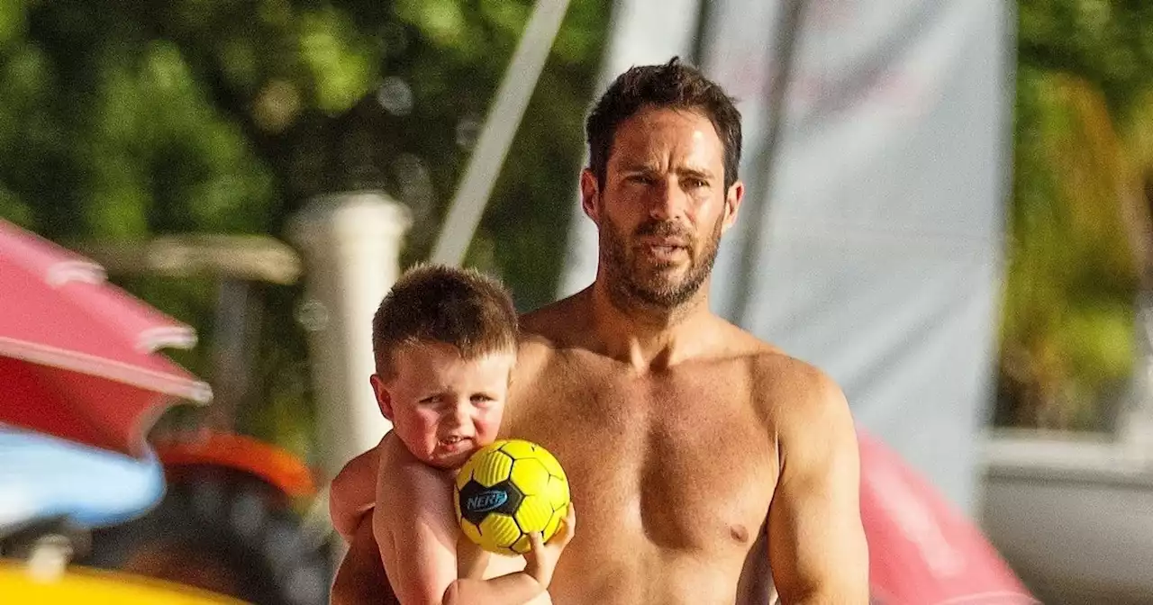 Jamie Redknapp shows off impressive dad bod on family holiday with wife Frida