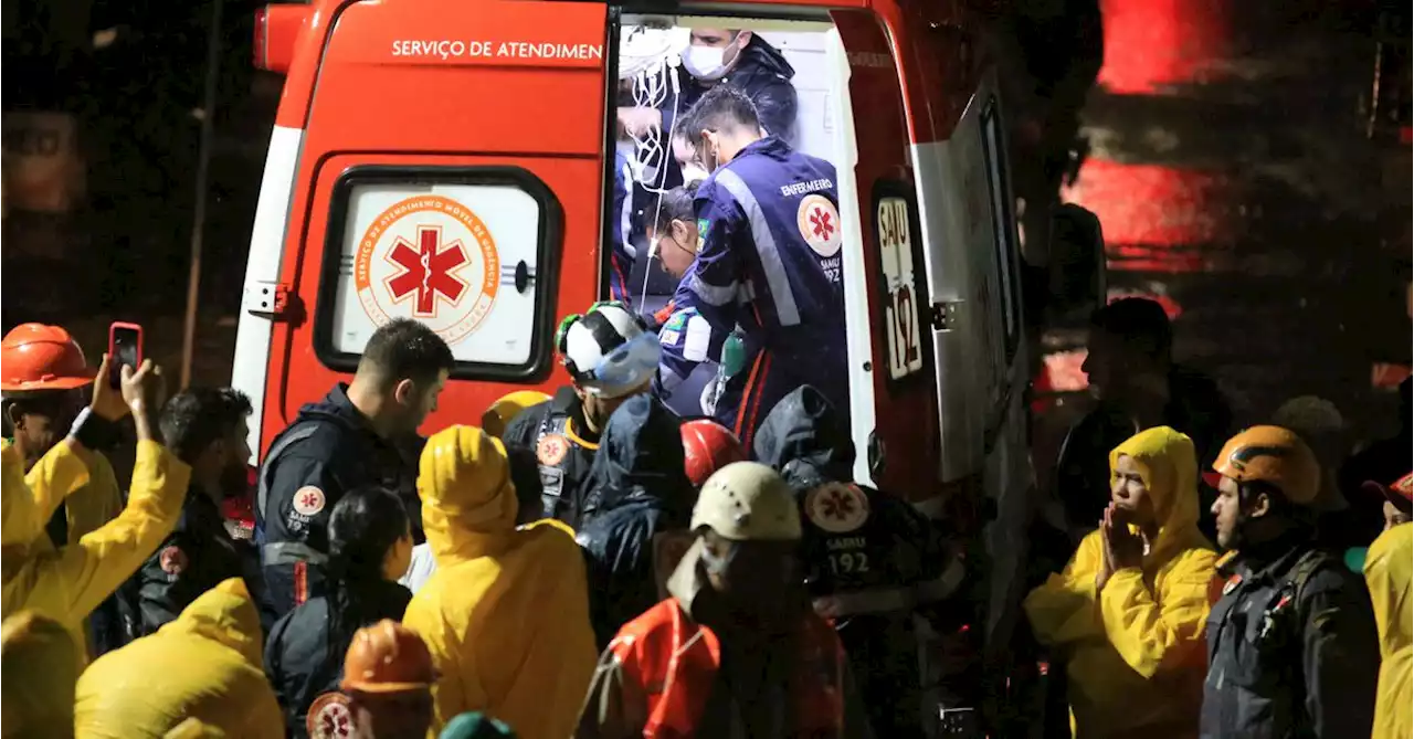 Apartment building collapse kills 14 in Brazil