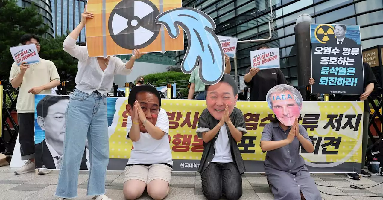 IAEA chief's South Korea visit draws protests over Fukushima water release