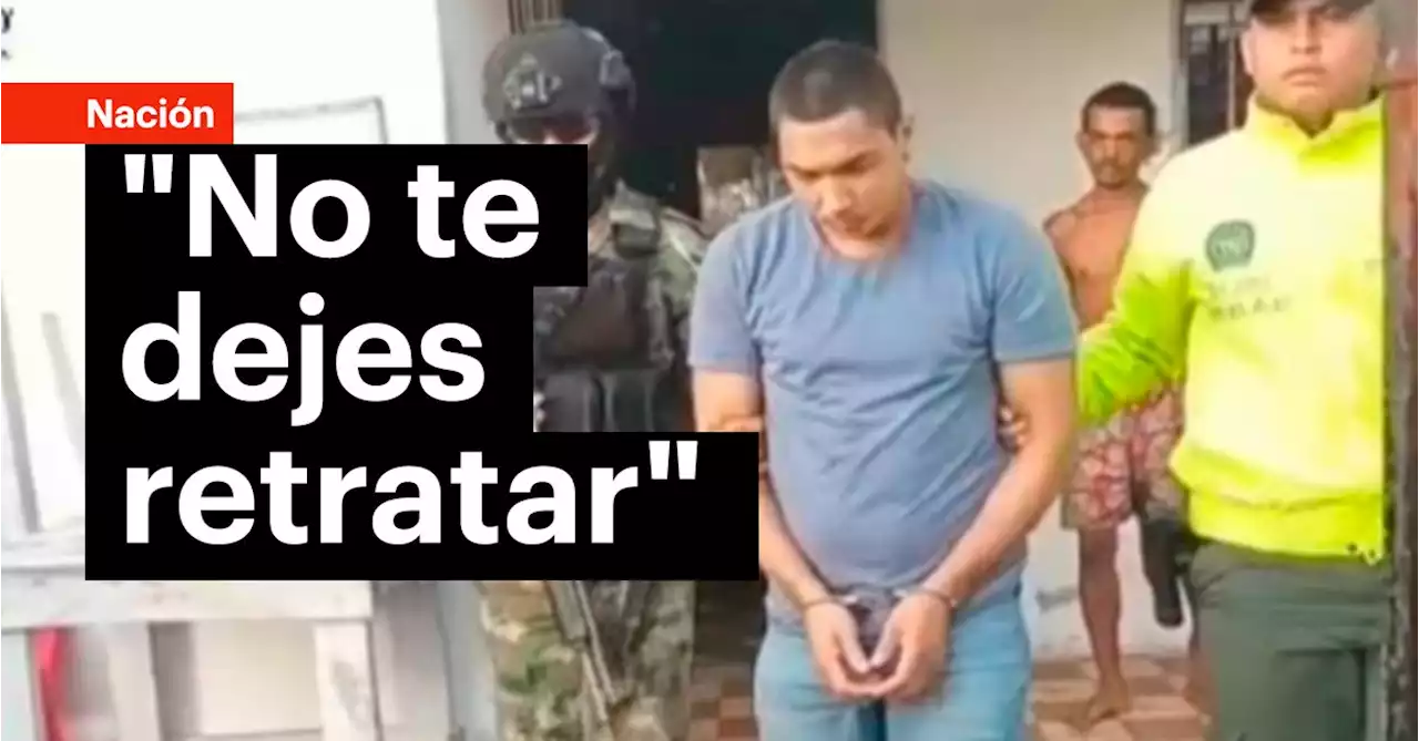 “No te dejes retratar”: el consejo de familiares a un hombre capturado, uno de los más buscados en Barranquilla