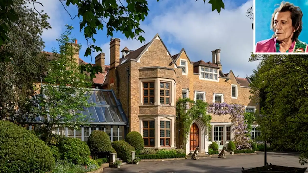 Rolling Stones Guitarist Ronnie Wood’s Former London Manse Hits the Market for $26 Million