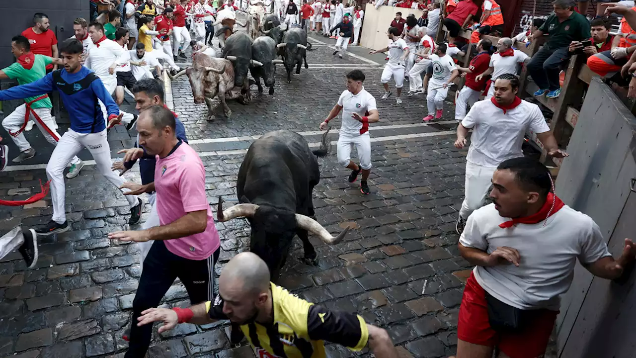 Segundo encierro de San Fermín 2023: las mejores imágenes