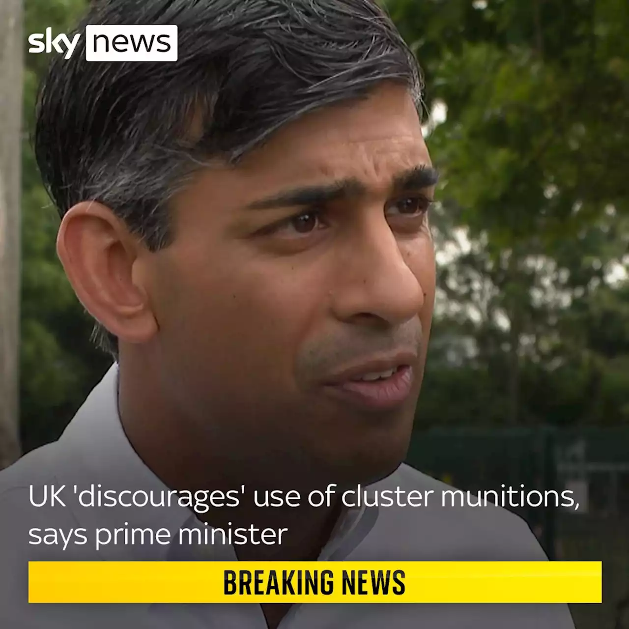 Rishi Sunak 'discourages' use of cluster bombs after Biden agrees to send controversial munitions Ukraine