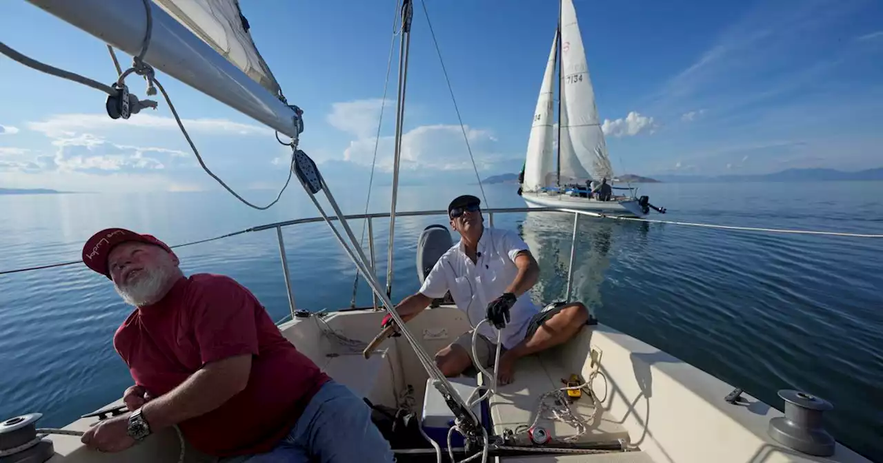 Sailors rejoice after snowy winter raises Great Salt Lake — for now