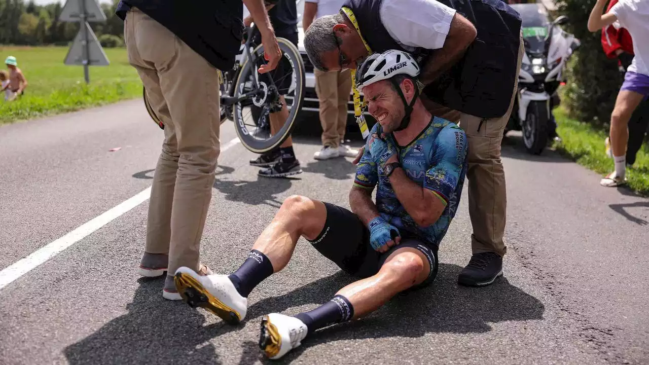 Tour de France, 8. Etappe: Mark Cavendish stürzt und muss aufgeben