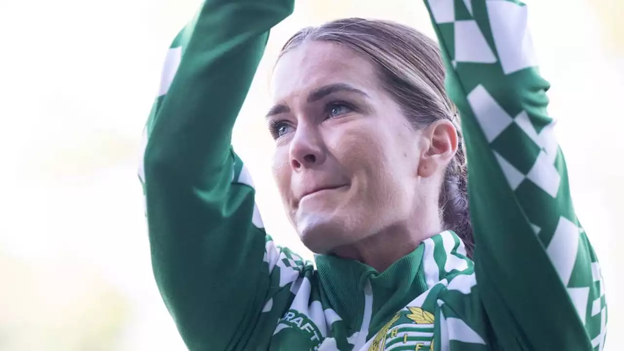 Fotboll: Hanna Folkesson hyllades i sista matchen: ”Mycket känslor”