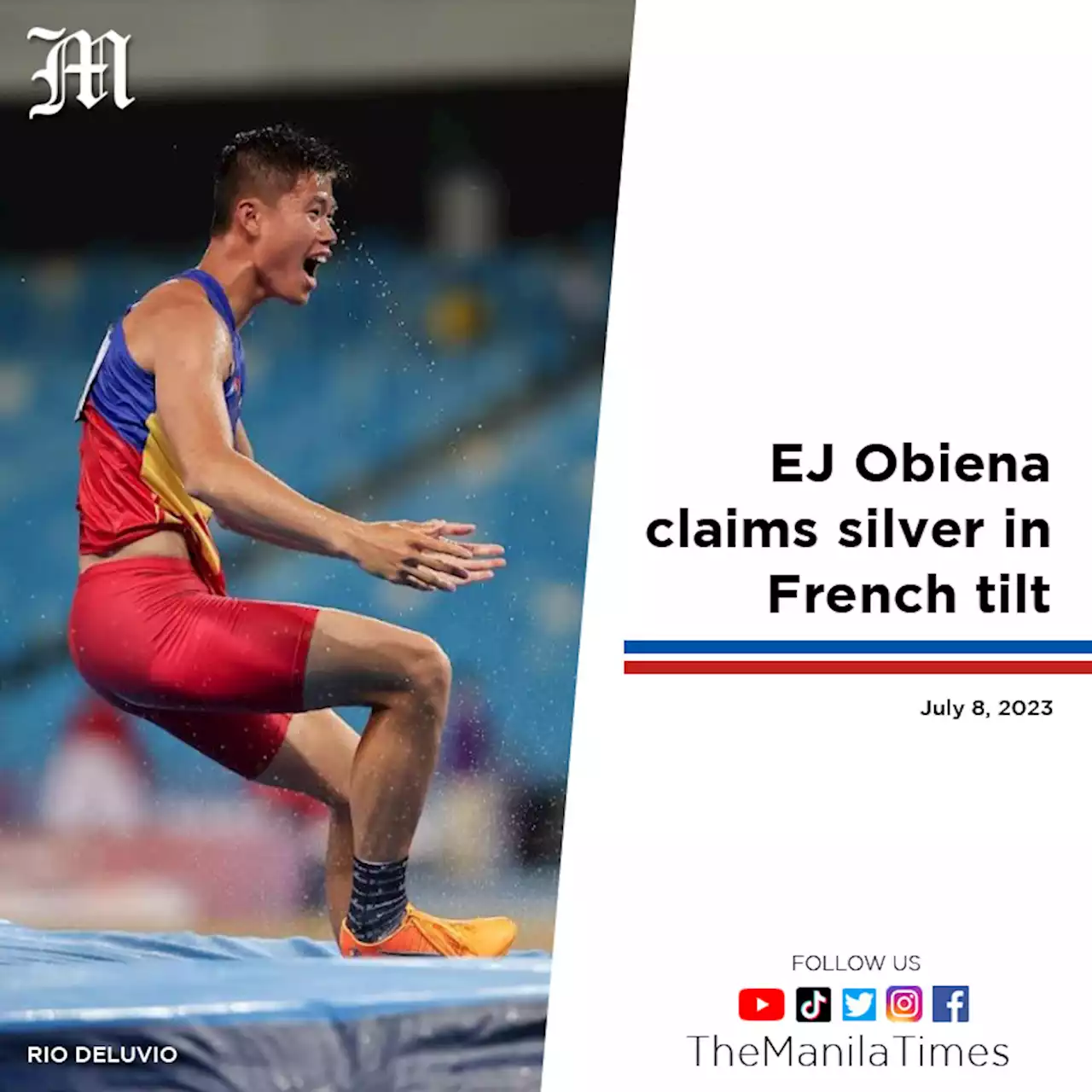 EJ Obiena claims silver in French tilt