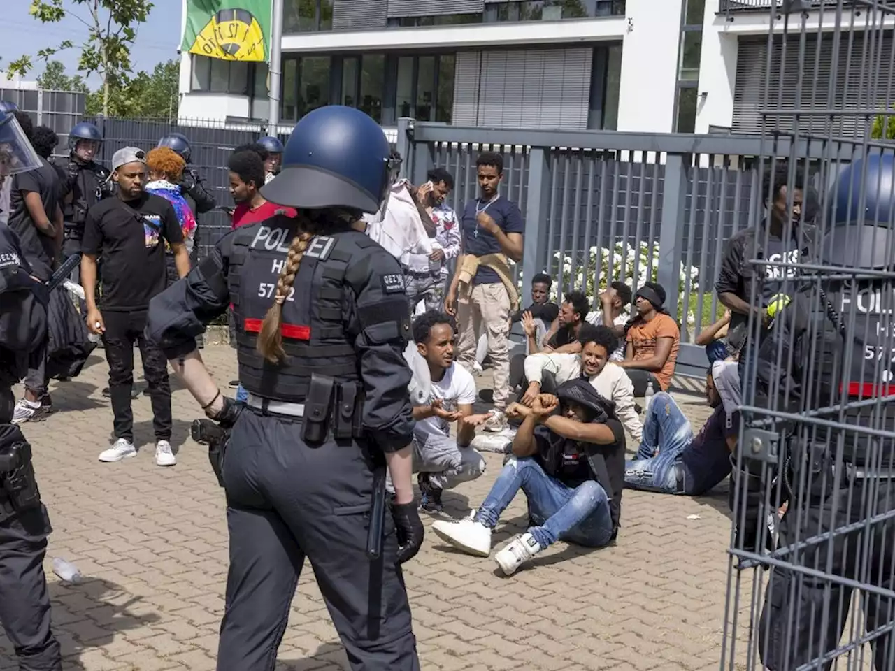 Police say 22 officers injured during unrest at Eritrean festival in Germany