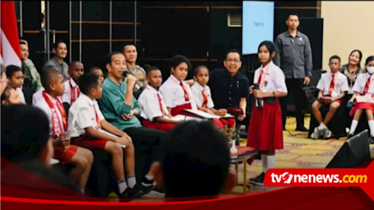 Jawaban Jokowi Saat Ditanya Anak SD Kenapa Ibu Kota Tidak Dipindah ke Papua: Jauh Sekali