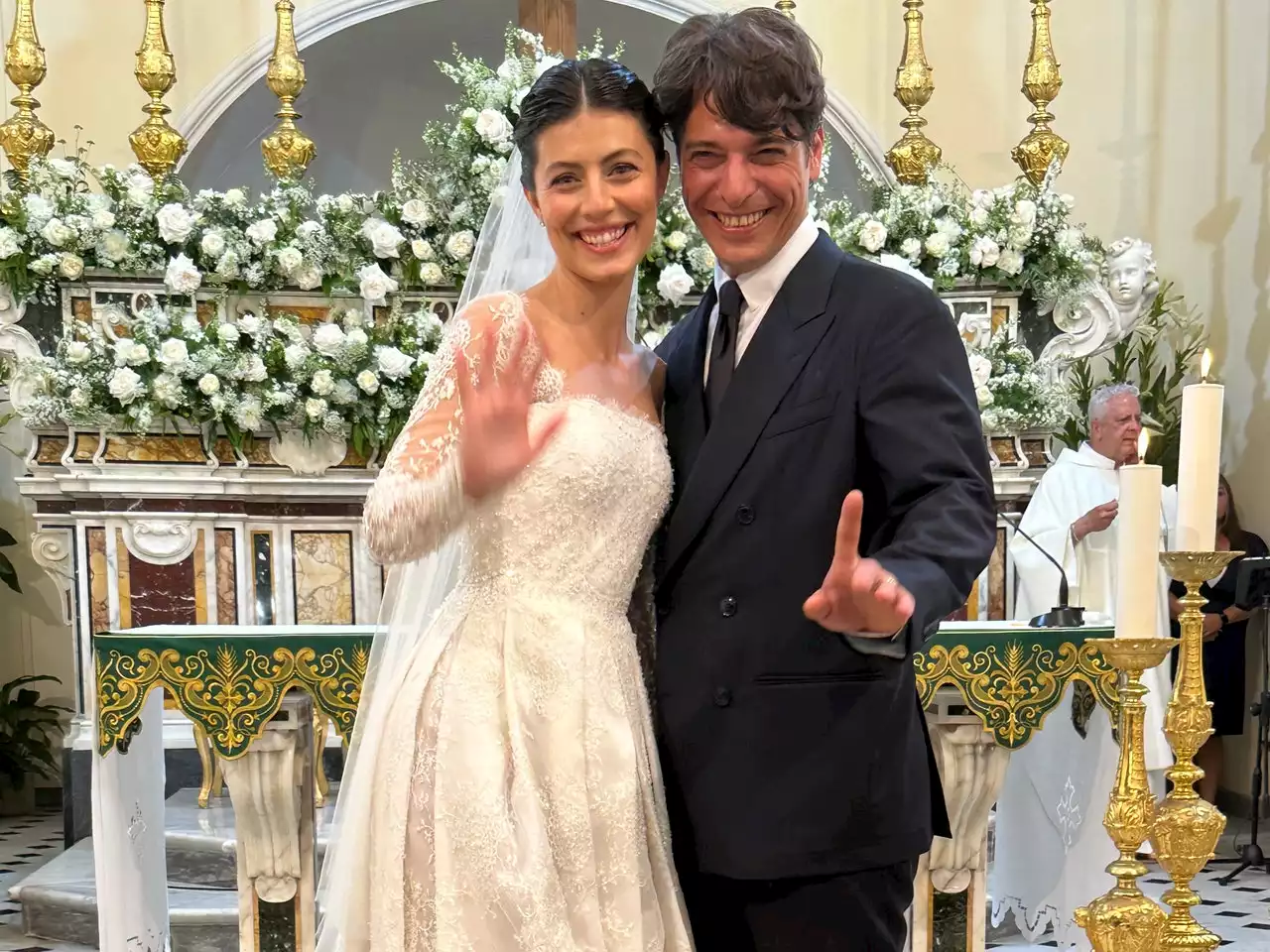 Alessandra Mastronardi si è sposata: le foto del matrimonio con Gianpaolo Sannino