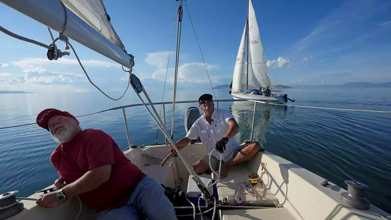 Sailors rejoice after snowy winter raises Great Salt Lake — for now