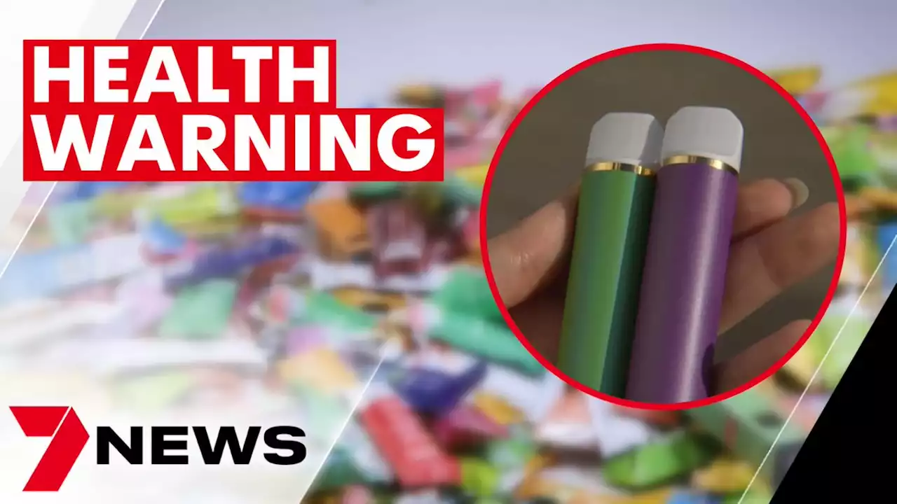 Six teens taken to hospital for nicotine poisoning after using vapes bought online | 7NEWS