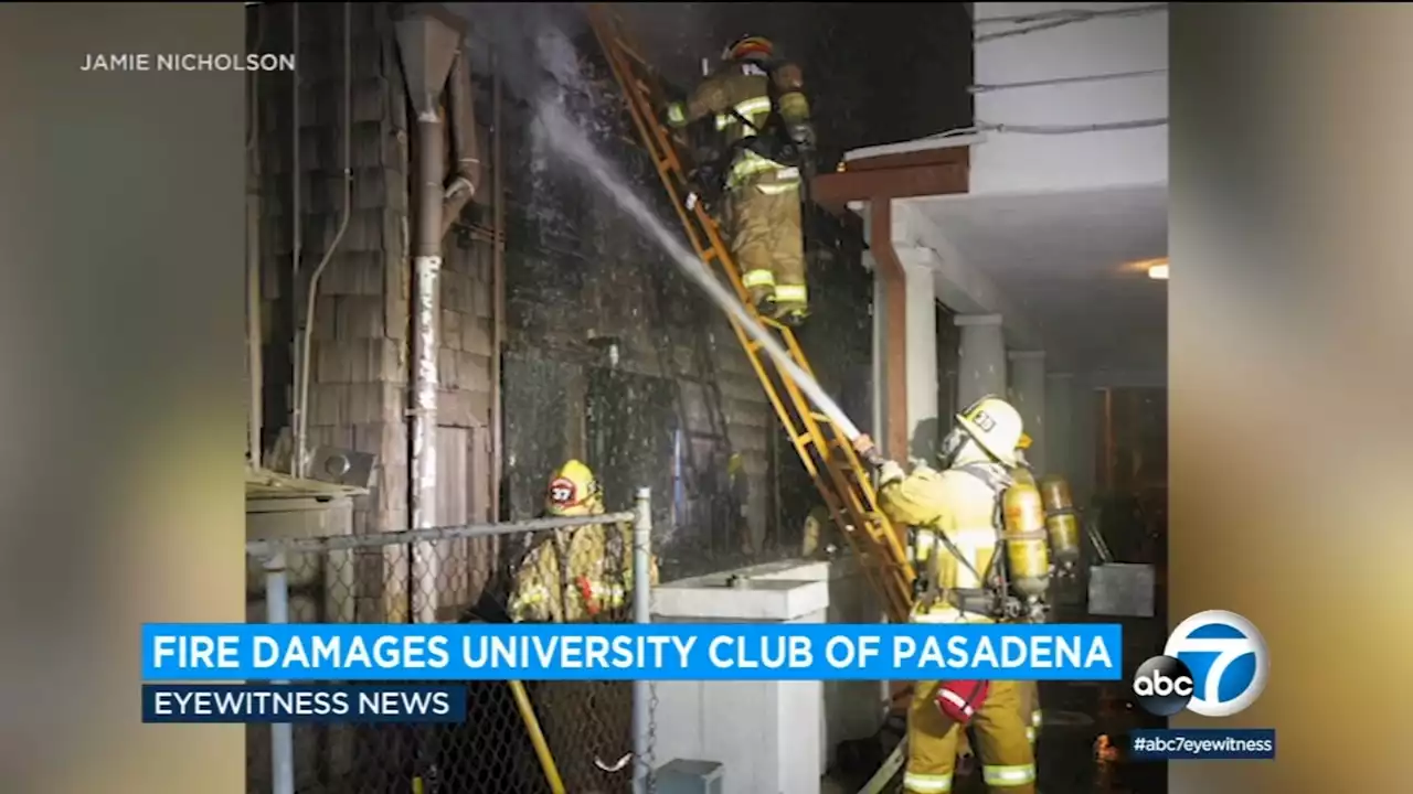 Fire causes substantial damage to University Club of Pasadena