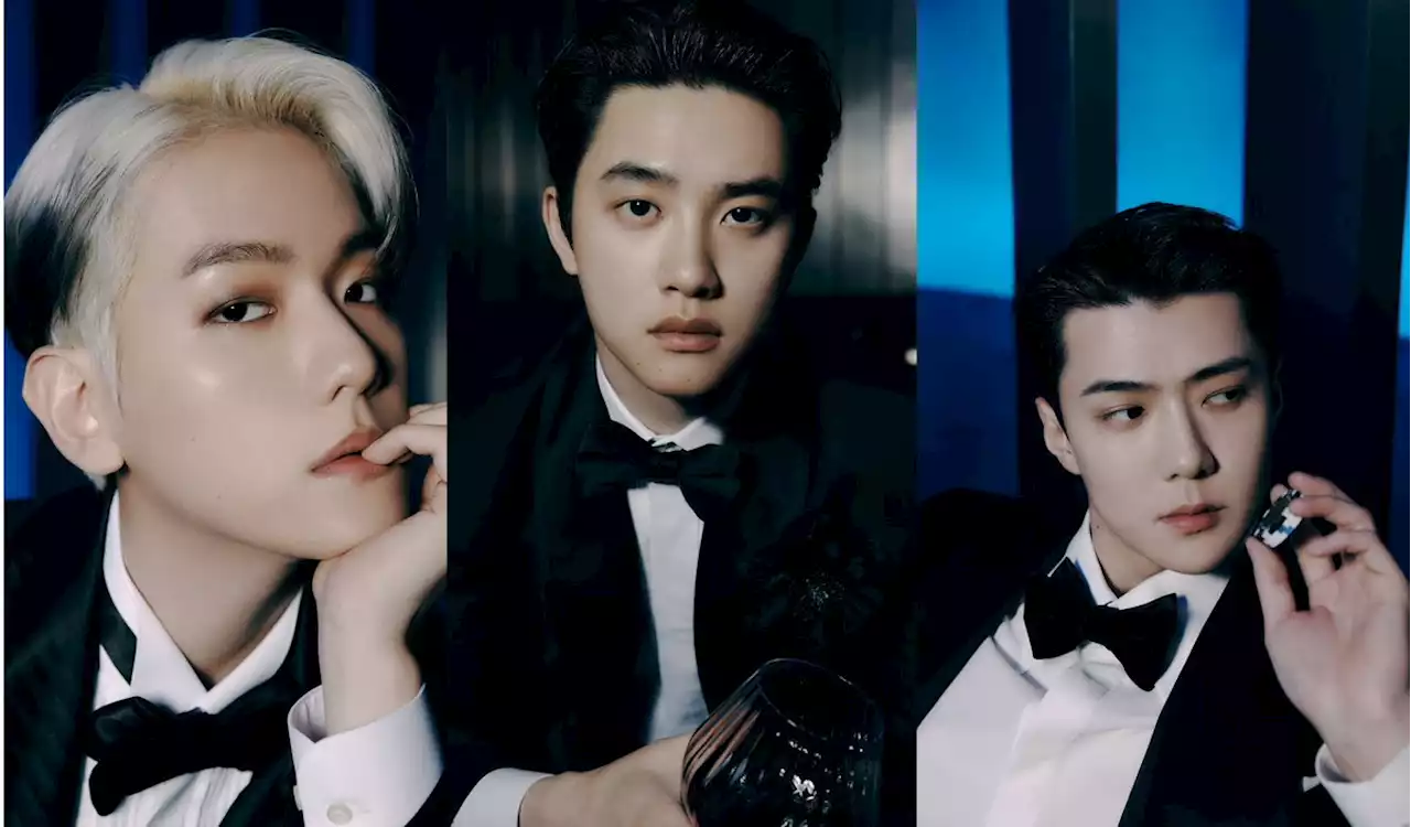 EXO members put on dapper suits and ties in classy 'Cream Soda' teaser images | allkpop