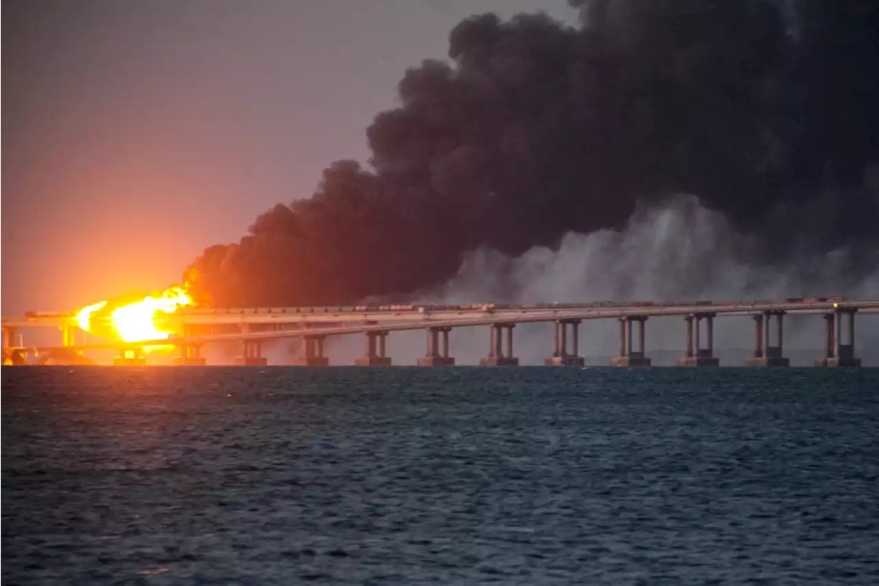 Ukraine bekennt sich erstmals eindeutig zum Anschlag auf die Krim-Brücke