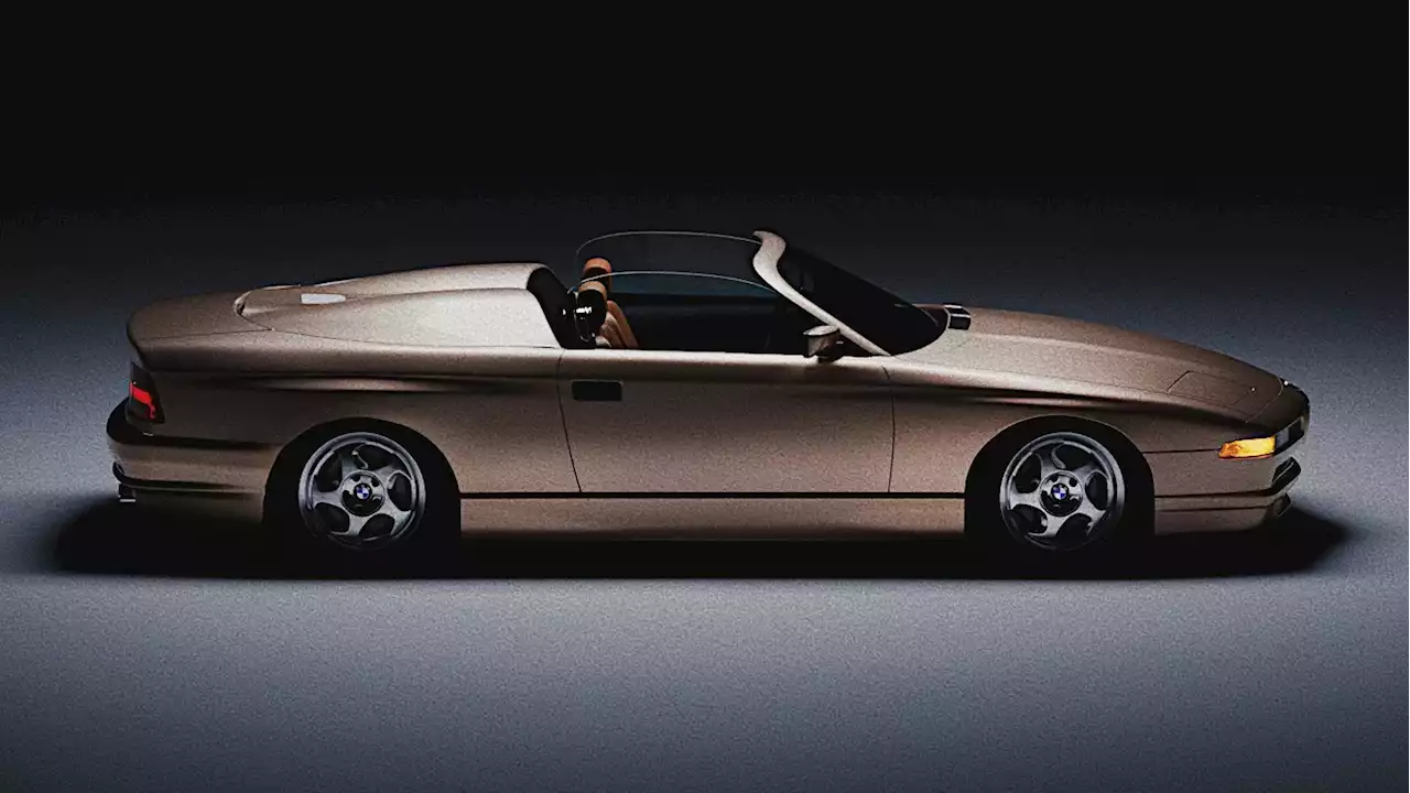 1990 BMW 8-Series Reimagined In Speedster Form By Independent Designer | Carscoops