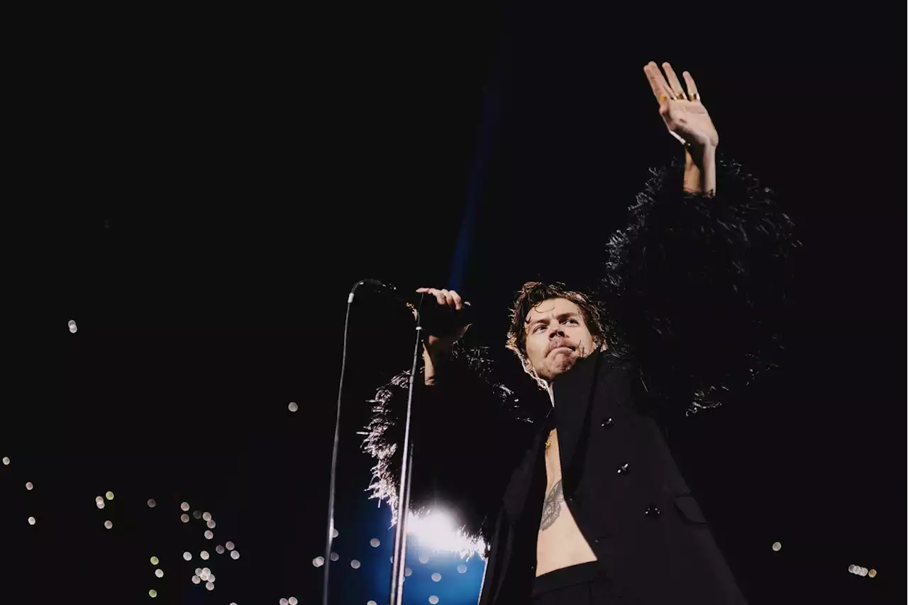 Cantor Harry Styles é atingido no rosto durante show; veja vídeo