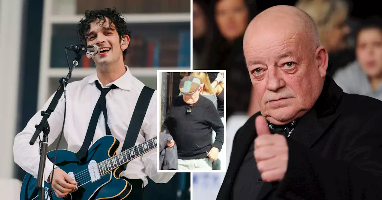 Matt Healy 'brings good weather' for TRNSMT gig as he arrives with TV star dad